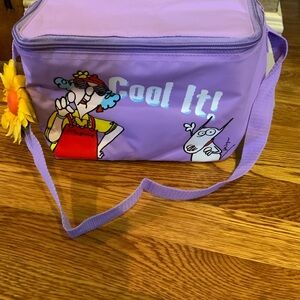 Hallmark Maxine Cooler Bag Shoulder Strap Cool It Purple Vintage